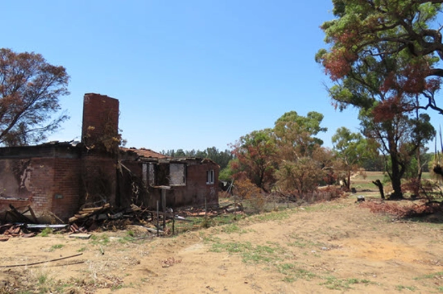 Houses Destroyed By January 2021 Kwinana Bushfire In Postans Western Australia 07 2