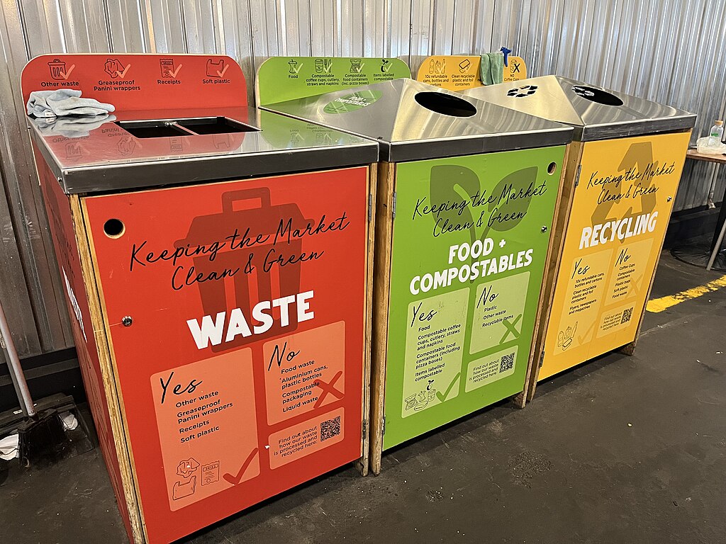 1024Px Rubbish Bins In Adelaide Central Market