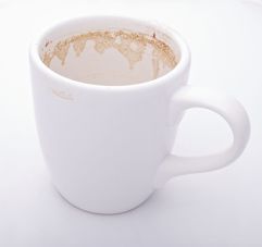 Empty coffee cup