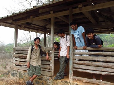 Exploring the wilderness with my classmates in India