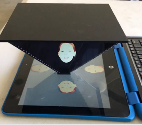 iPad hologram